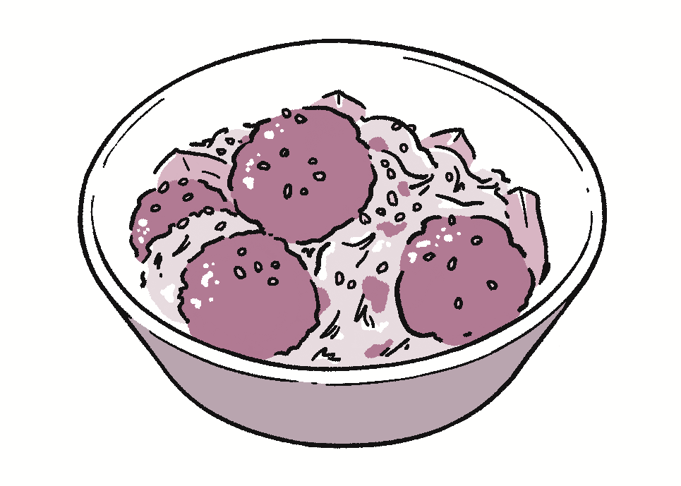 ブロッコリーのツナマヨ和えのイラスト
